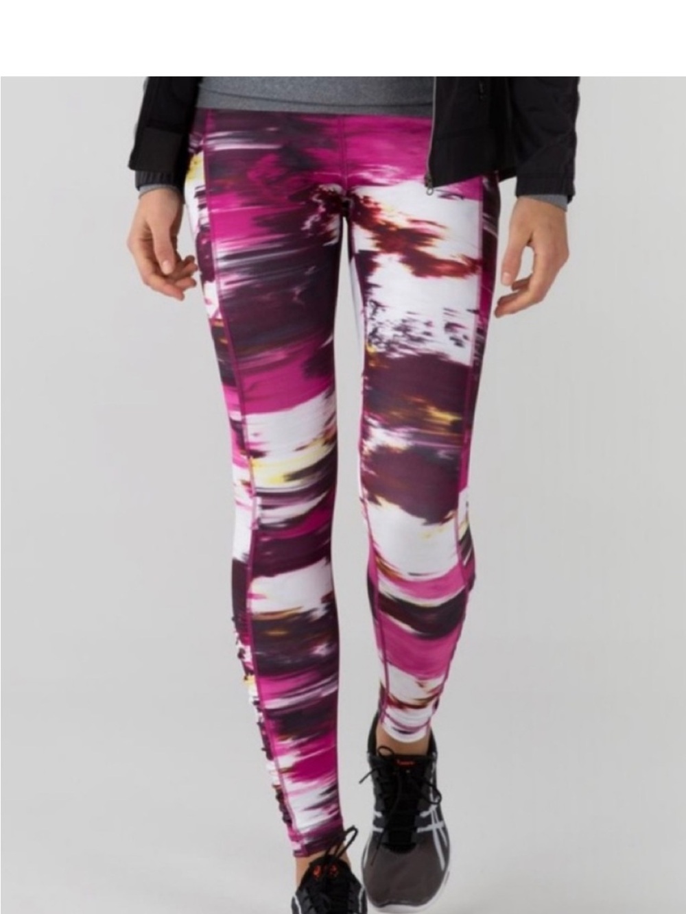 Lululemon Speed Tight IV *Full-On Luxtreme Pigment Wind Berry Rumble Black SZ 4